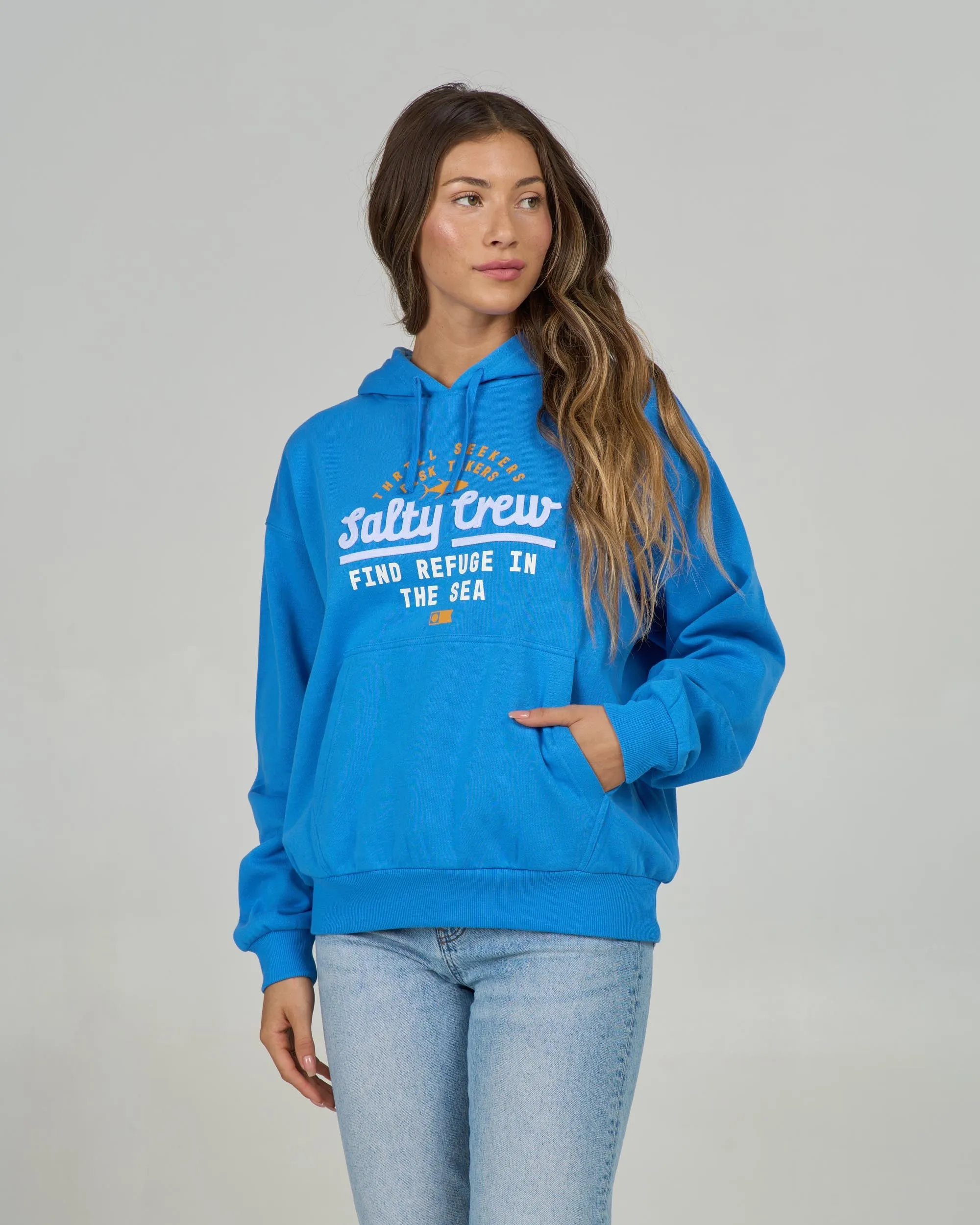 Unscripted Hoody - Bold Blue sold by Salty Crew