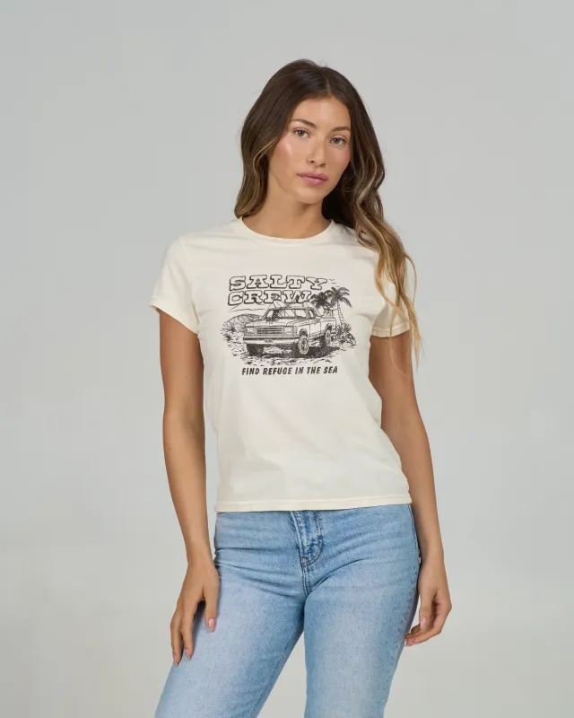 Truck Stop Modern Tee - Off White sold by Salty Crew