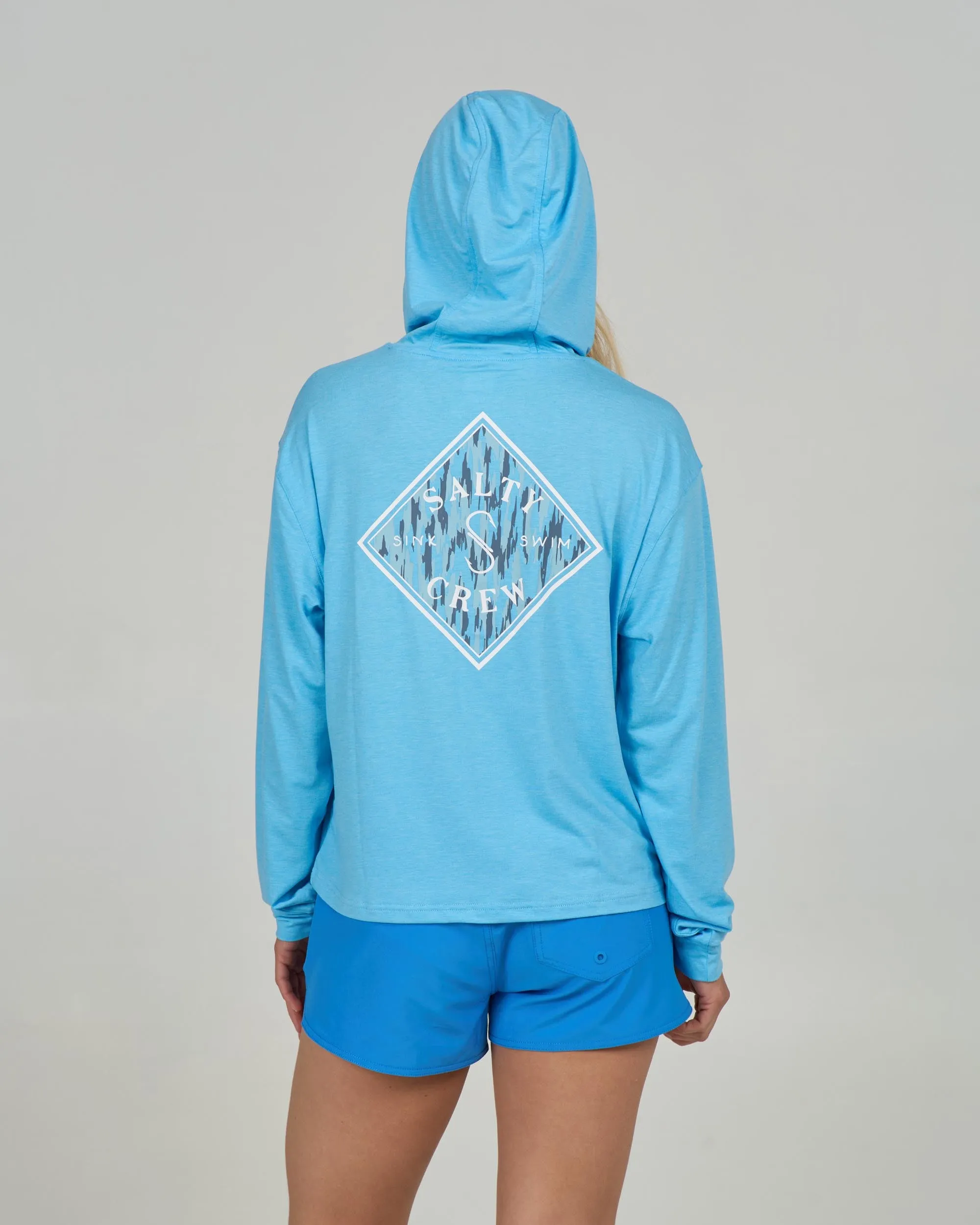 Tippet Fill Tech Hoody - Pool Blue sold by Salty Crew product image thumbnail 2