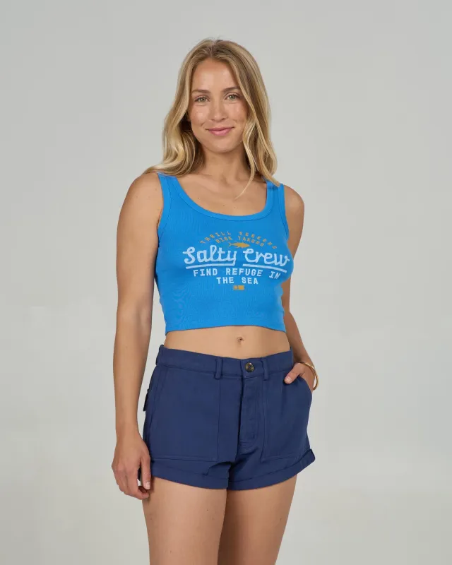 Unscripted Tank - Bold Blue sold by Salty Crew