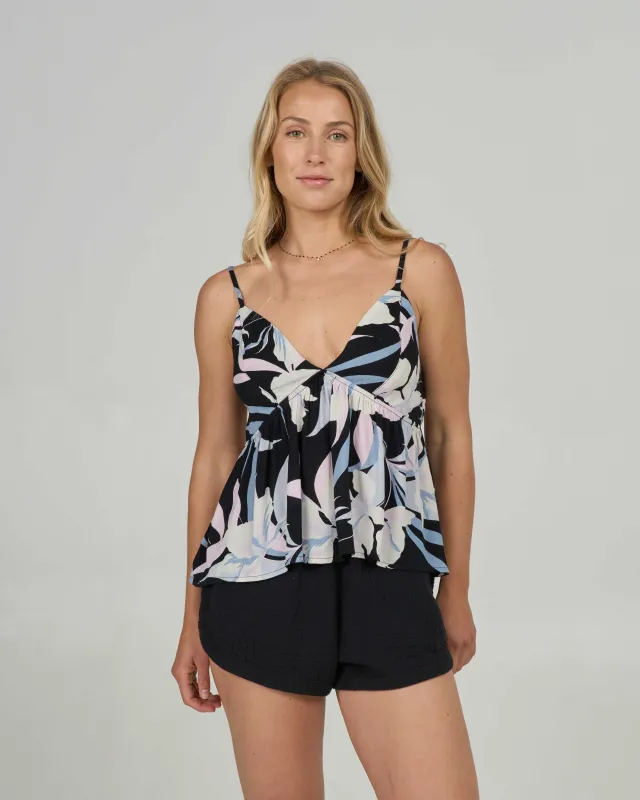 Bloomed Cami - Black made by Salty Crew