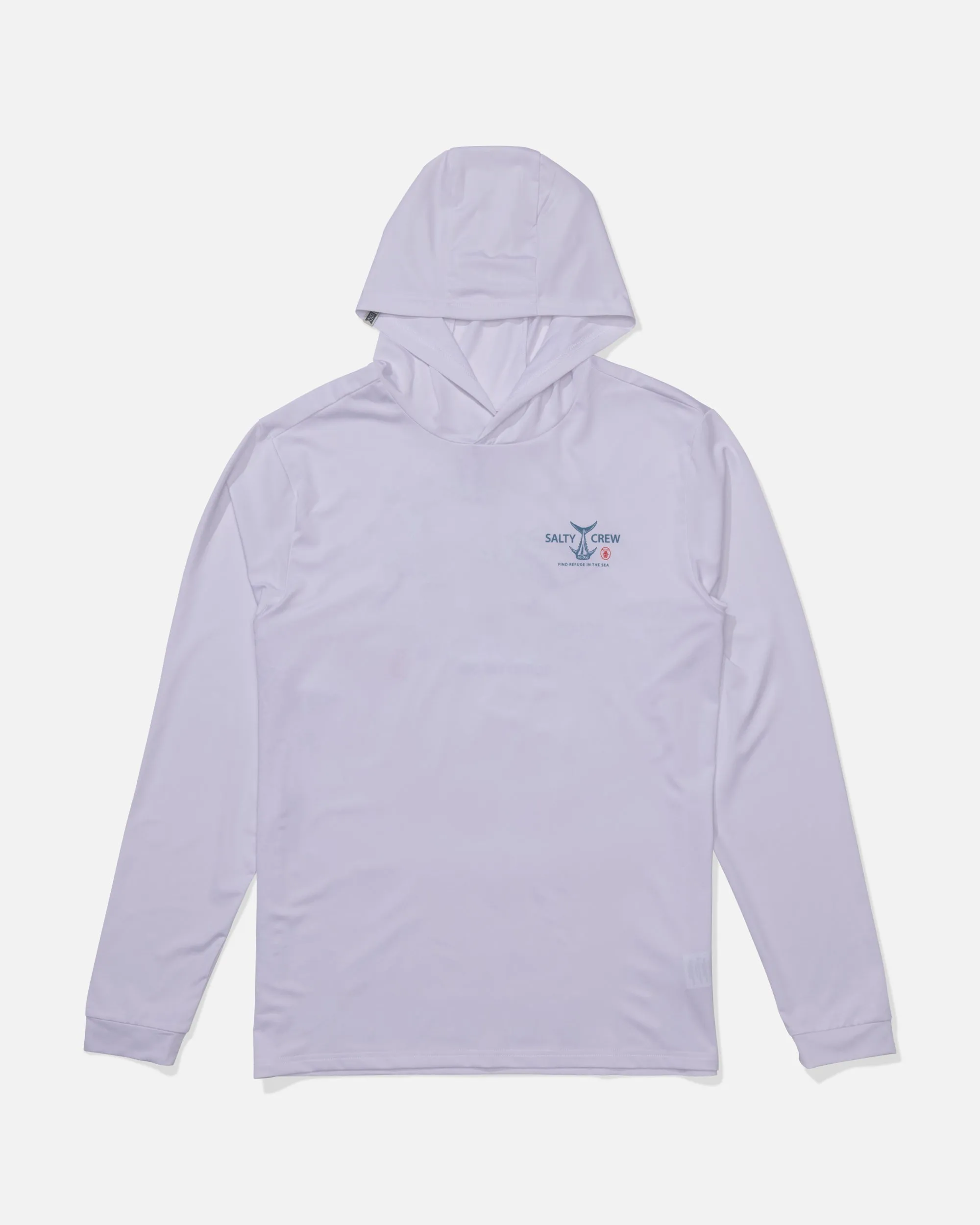 Fish Market Hood Sunshirt - White sold by Salty Crew product image thumbnail 2