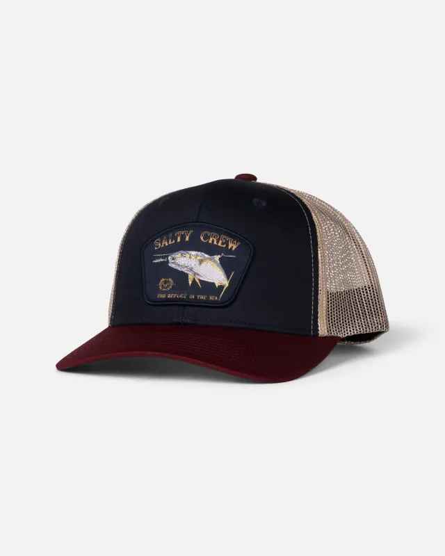 Surface Retro Trucker - Navy/Red made by Salty Crew