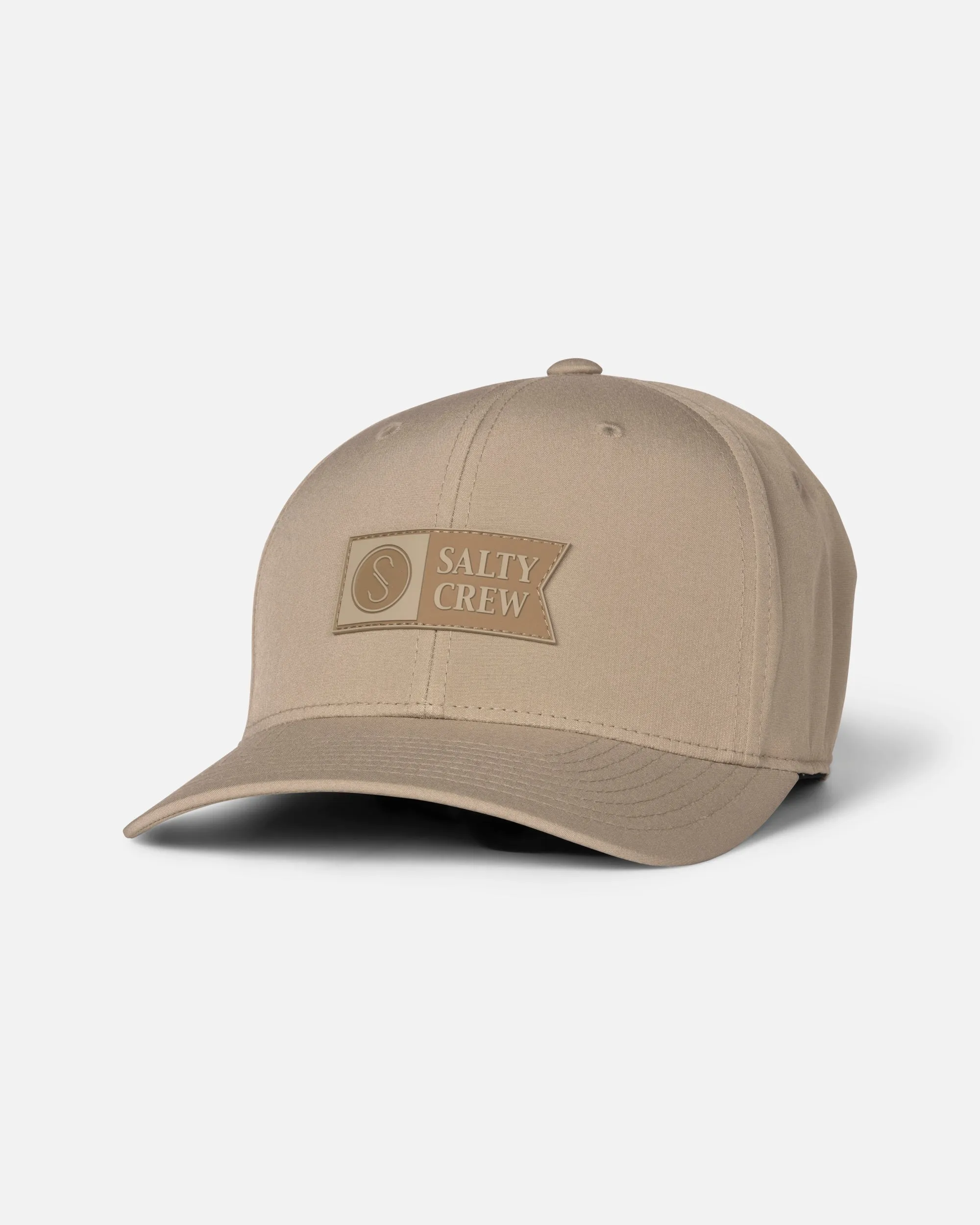 Apex Flexfit 6 Panel - Khaki sold by Salty Crew