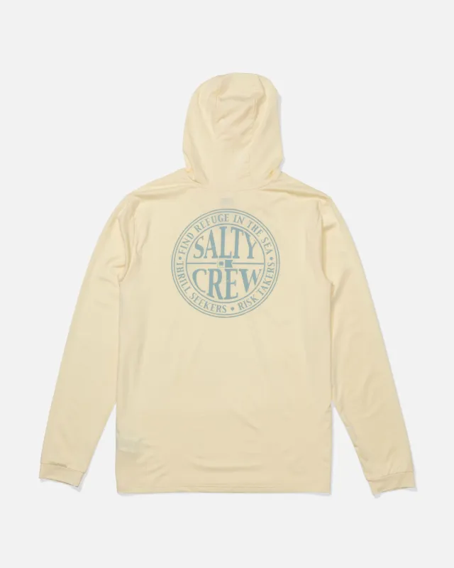 Global Hood Sunshirt - Chartreuse sold by Salty Crew