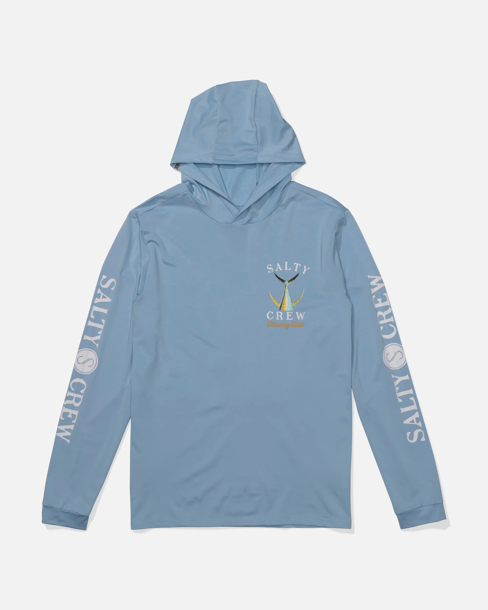 Tailed Hood Sunshirt - Clear Sky sold by Salty Crew product image thumbnail 2
