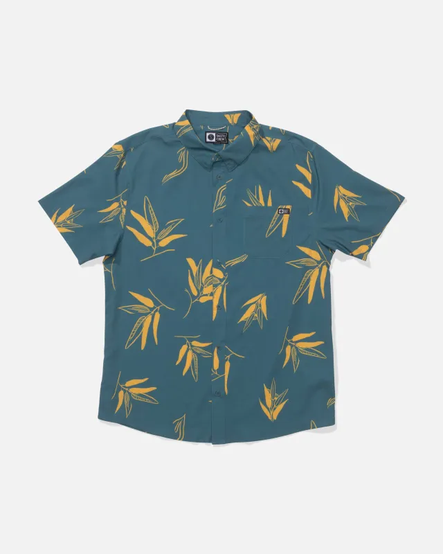 Breezer Perforated Button Up - Hydro made by Salty Crew