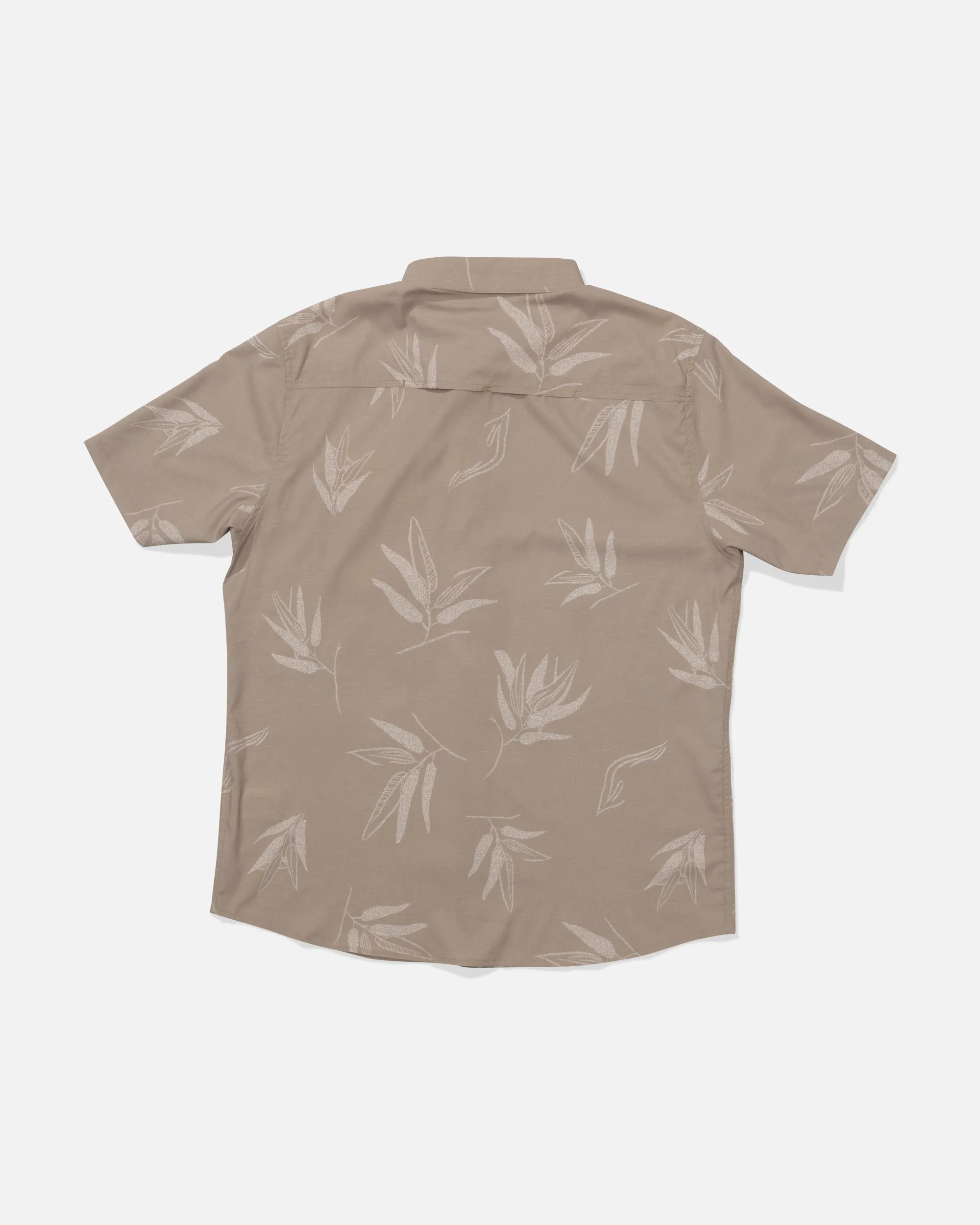 Flagship UV Button Up - Dark Khaki sold by Salty Crew product image thumbnail 2