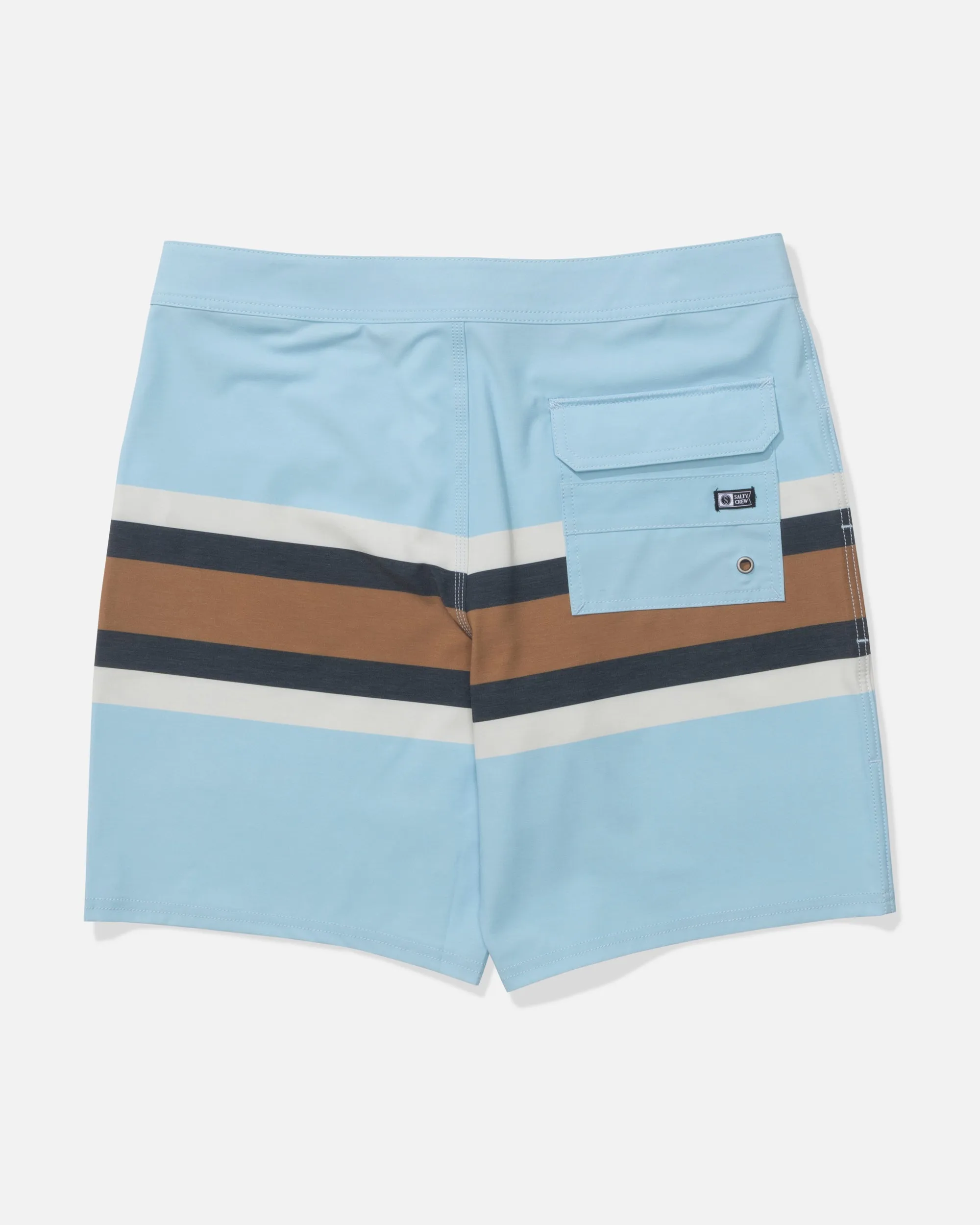 Crew 19" Stripe Boardshort - Clear Sky sold by Salty Crew product image thumbnail 2