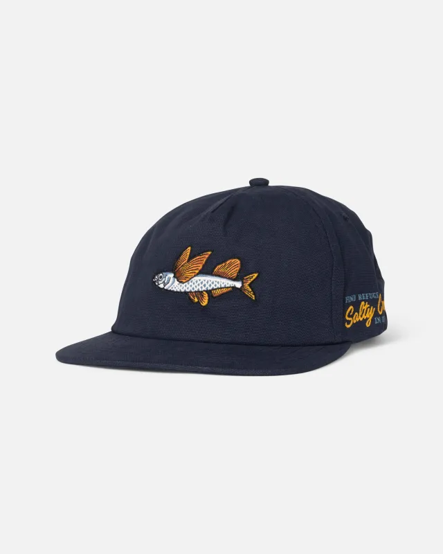 Coastal Snapback - Midnight Navy made by Salty Crew