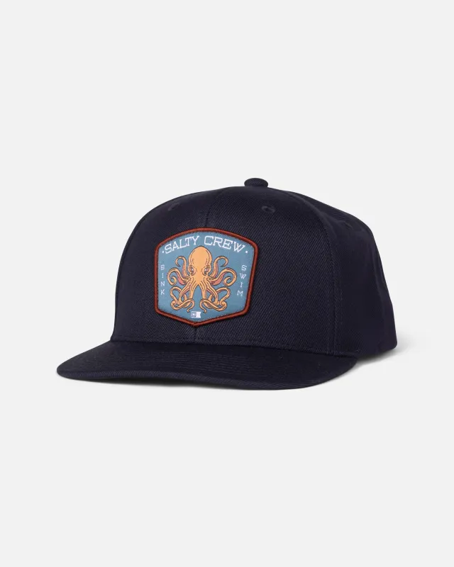 Tako Club Snapback - Navy sold by Salty Crew