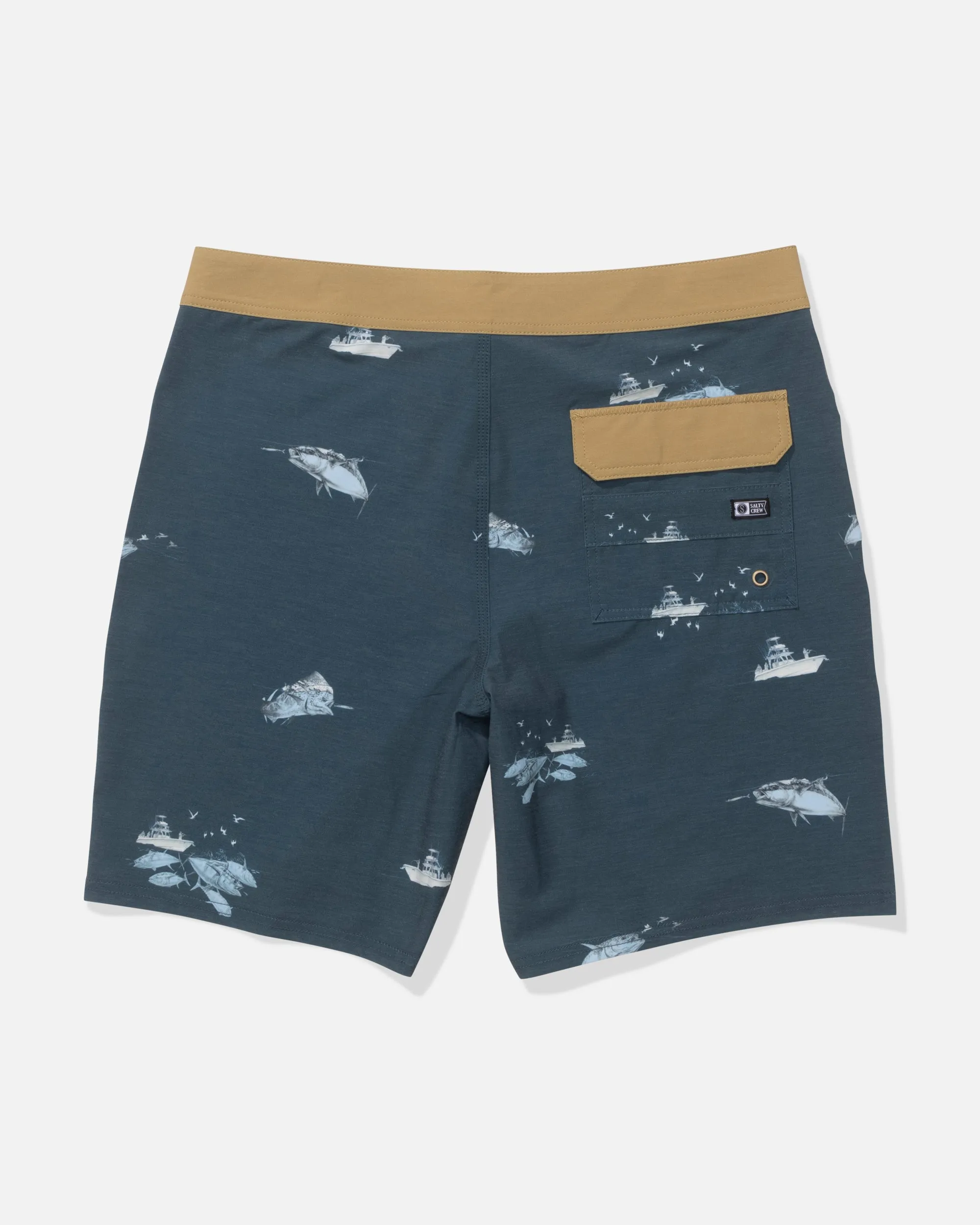 Crew 19" Boardshort - Midnight Navy sold by Salty Crew product image thumbnail 2