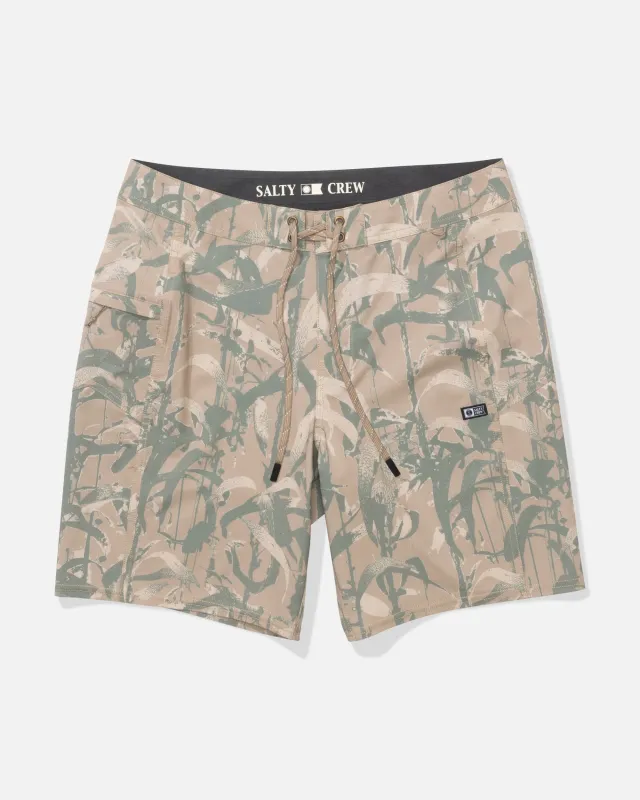 Flagship 20" Boardshort - Kelp Camo made by Salty Crew