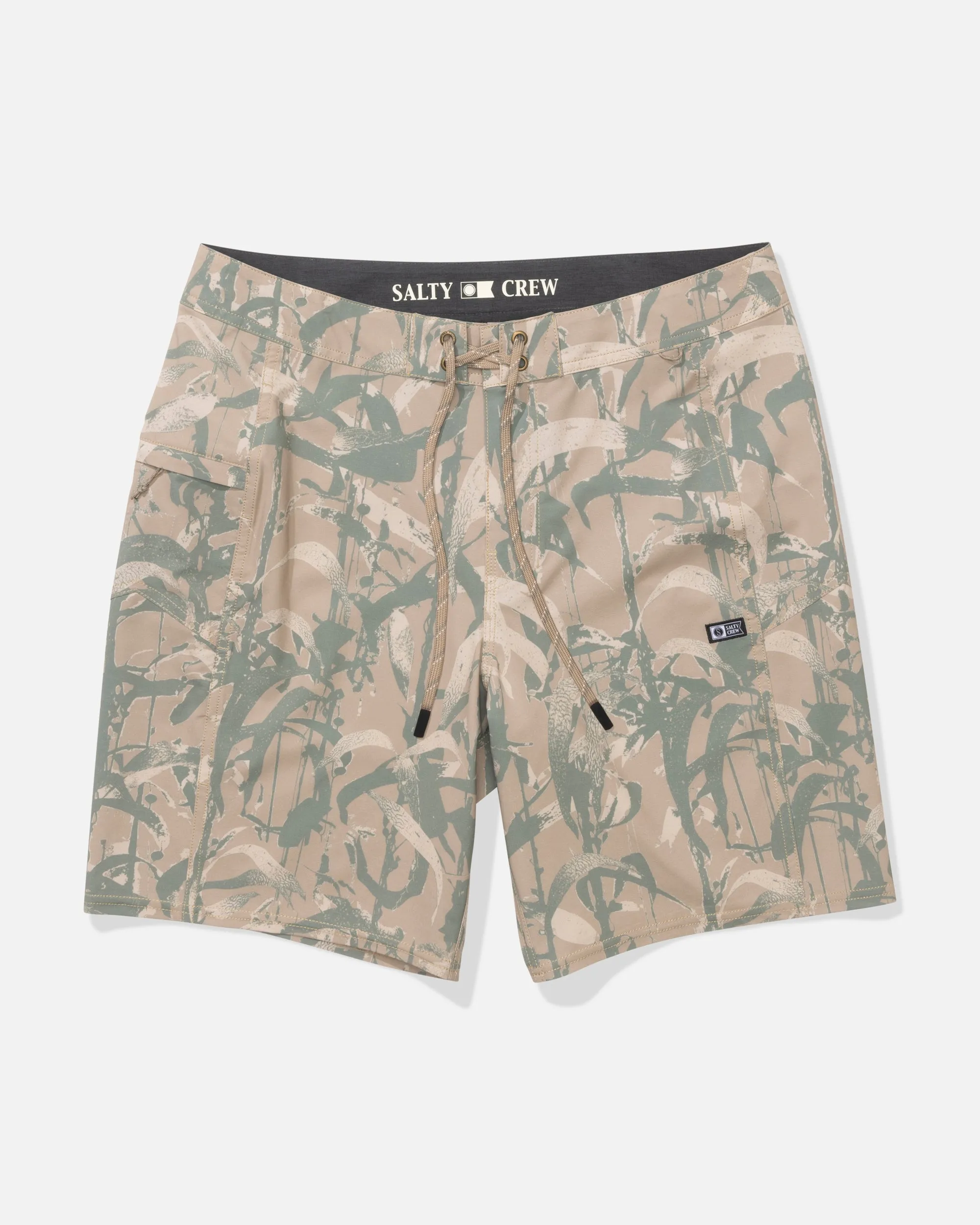 Flagship 20" Boardshort - Kelp Camo sold by Salty Crew