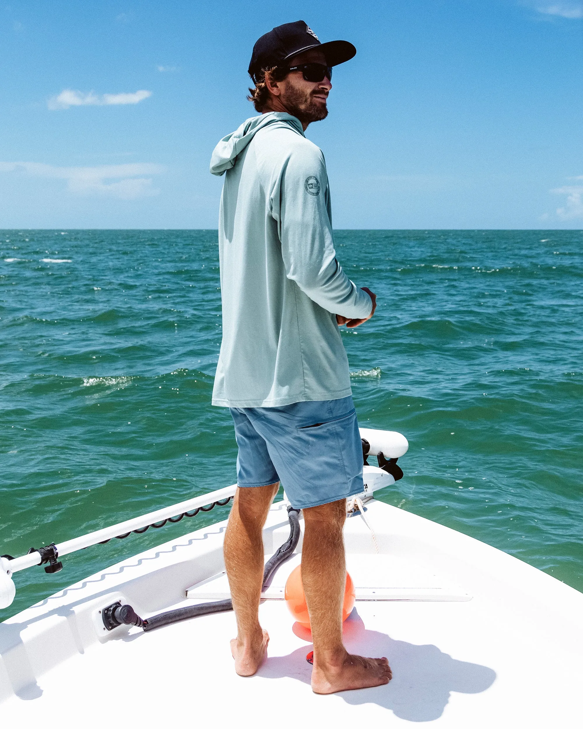 Transom 19" Tech Short - Pilot Blue sold by Salty Crew product image thumbnail 5