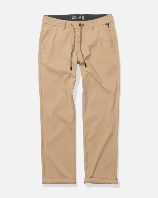 Transom Tech Pants - Khaki made by Salty Crew