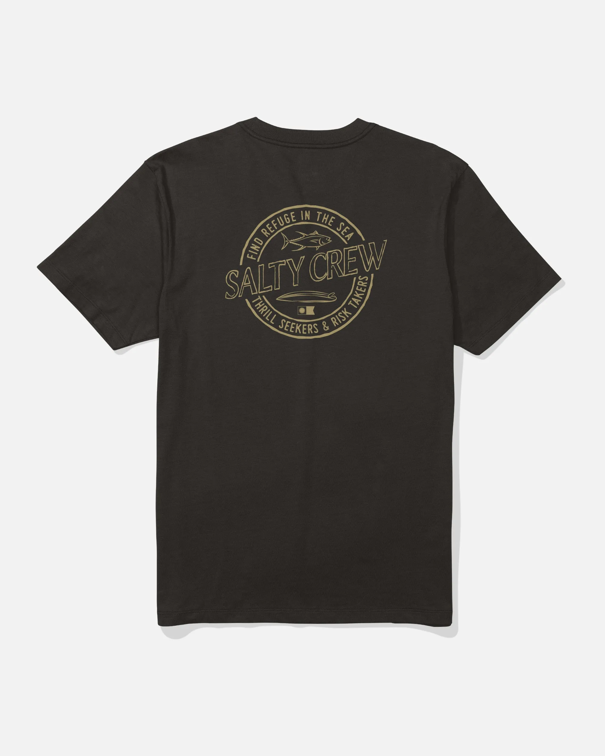 Skewed Tee - Black sold by Salty Crew