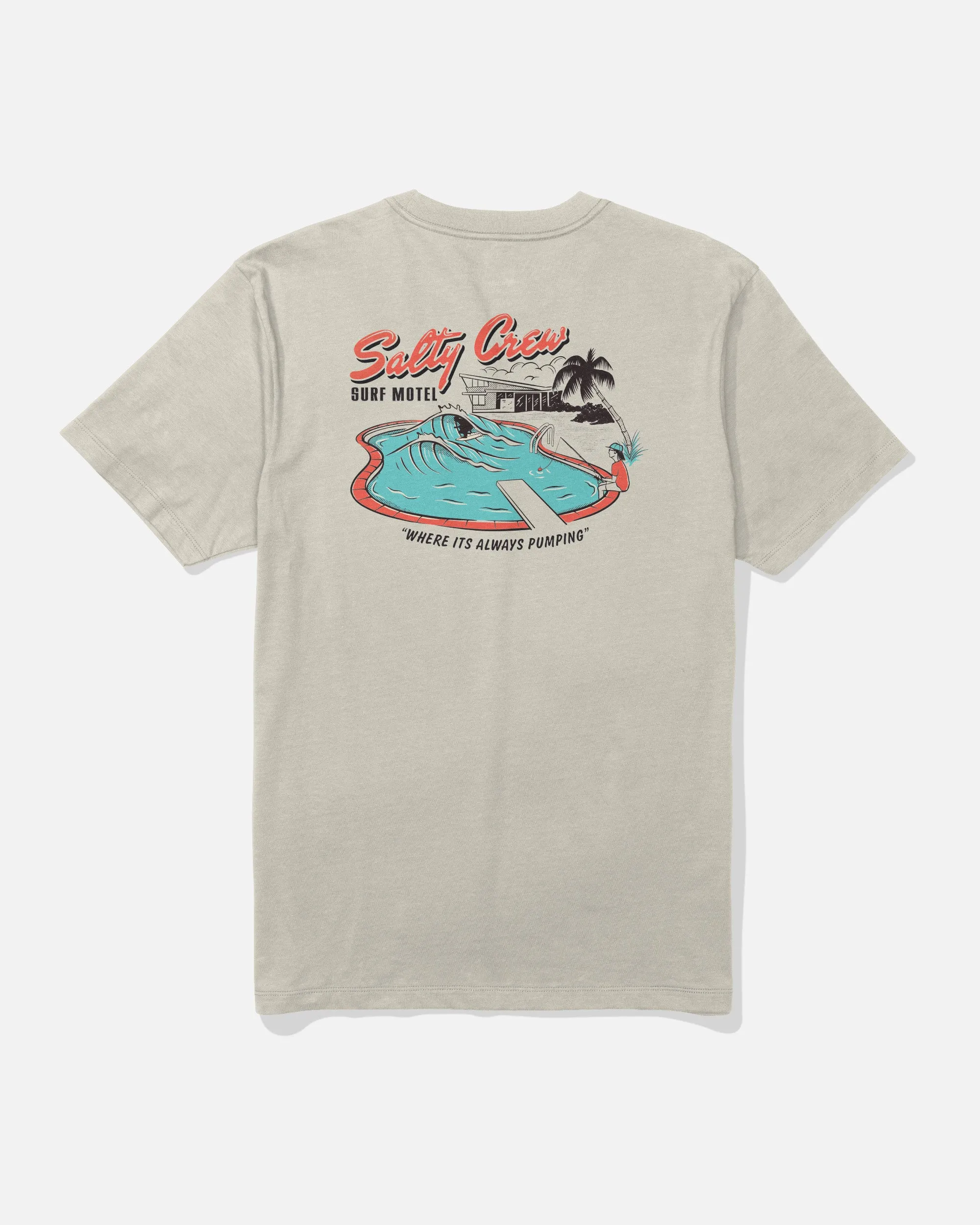 Surf Motel Tee - Bone sold by Salty Crew
