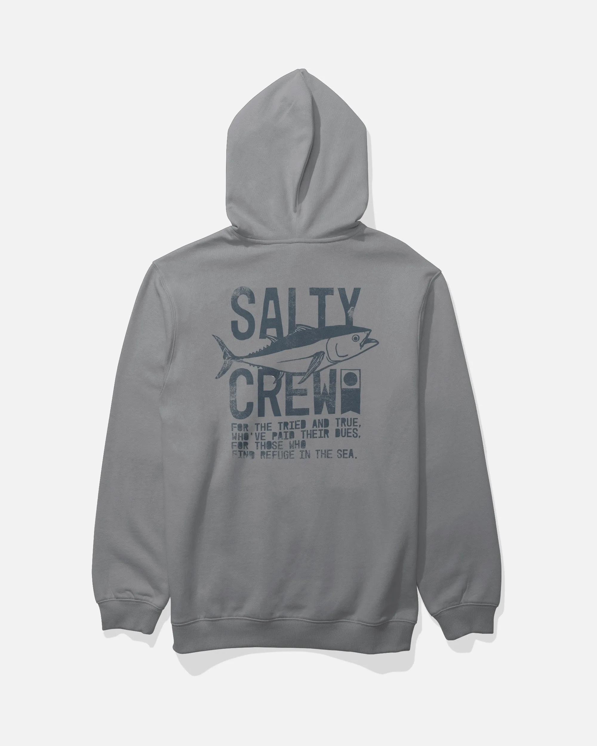 Tried And True Fleece Hoodie - Shark Skin sold by Salty Crew