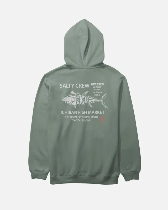Ichiban Fleece Hoodie - Laurel Wreath sold by Salty Crew