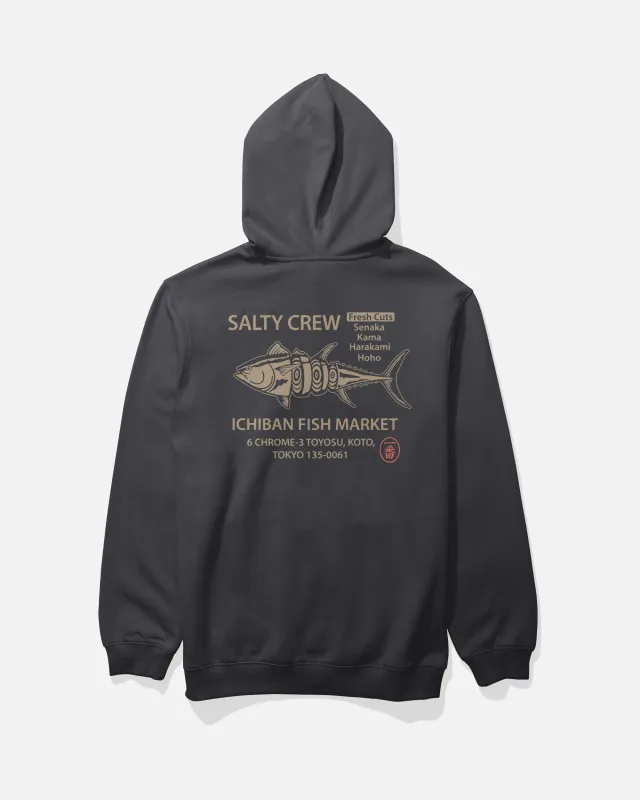 Ichiban Fleece Hoodie - Black sold by Salty Crew