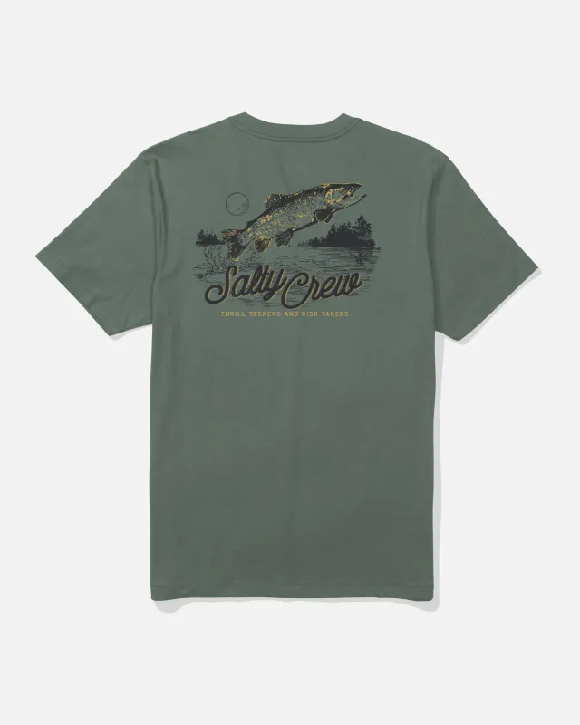Fish Fest Tee - Laurel Wreath sold by Salty Crew
