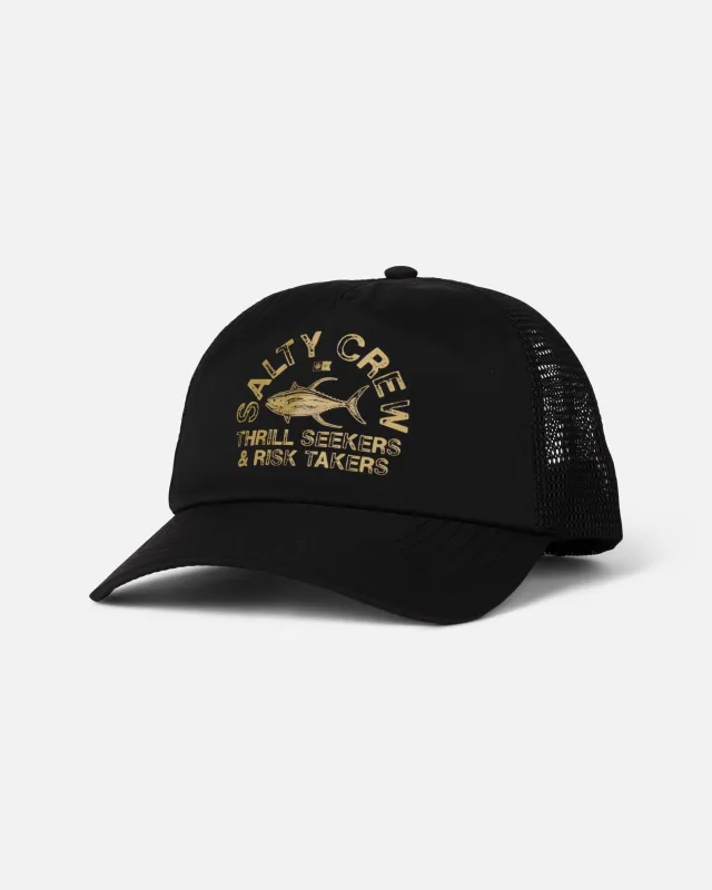 Stamped Trucker - Black made by Salty Crew