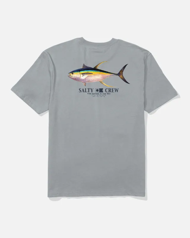 Ahi Classic Tee - Quarry made by Salty Crew