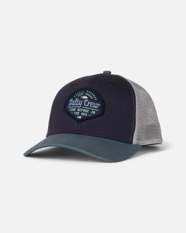 Border Trucker - Navy/Slate made by Salty Crew