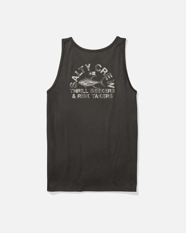 Stamped Tank - Black sold by Salty Crew