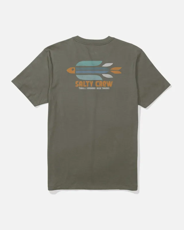 Torpedo Tee - Dusty Olive sold by Salty Crew