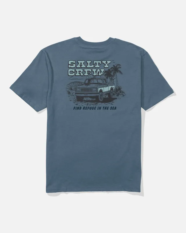 Truck Stop Classic Tee - Slate sold by Salty Crew