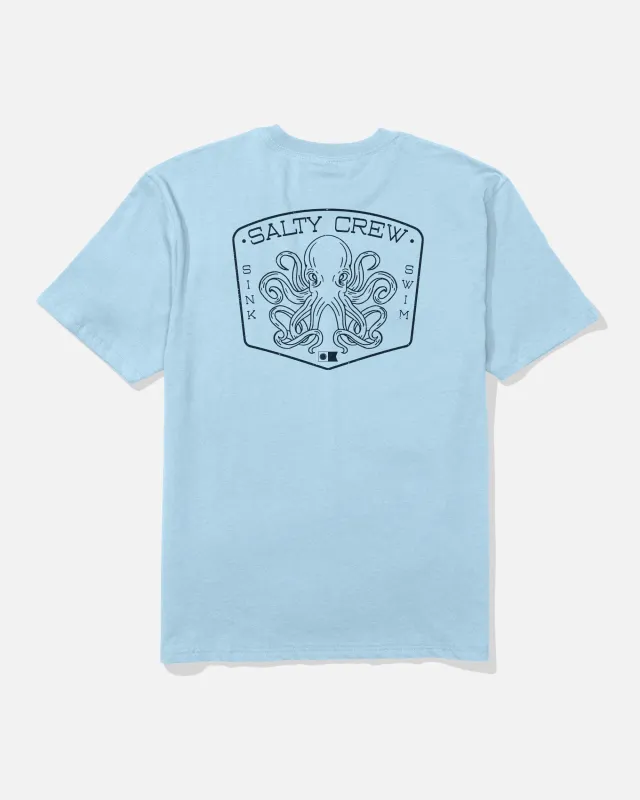 Tako Club Classic Tee - Clear Sky made by Salty Crew