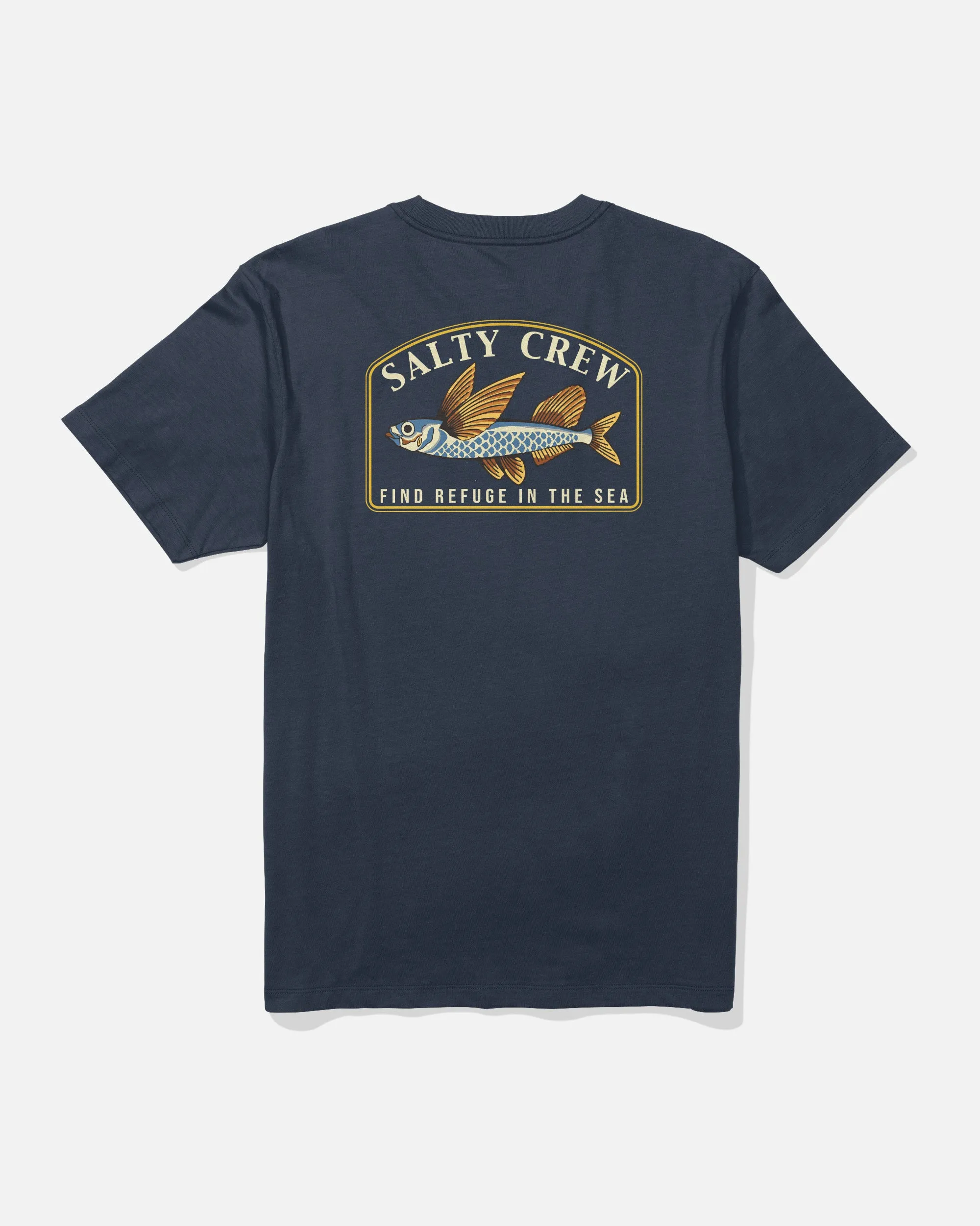 Fly Home Tee - Navy sold by Salty Crew