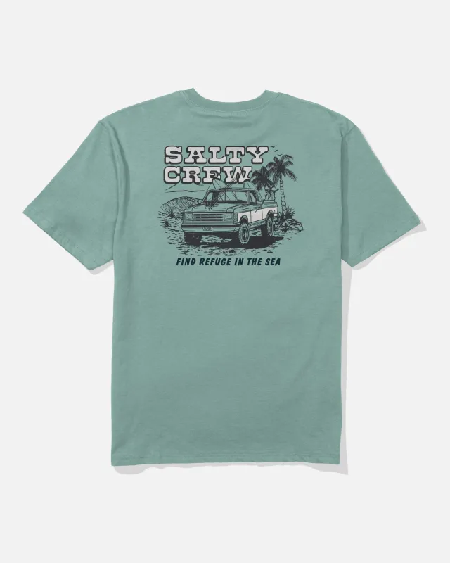 Truck Stop Classic Tee - Mackerel made by Salty Crew