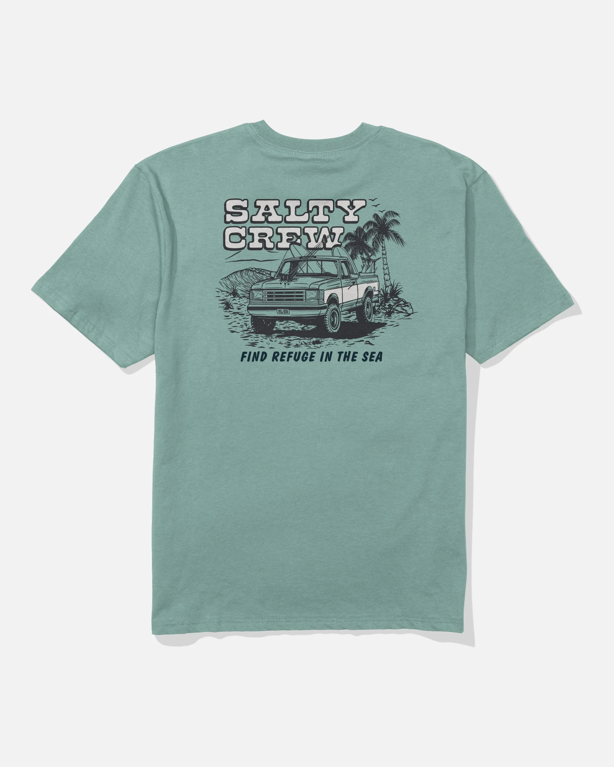 Truck Stop Classic Tee - Mackerel sold by Salty Crew