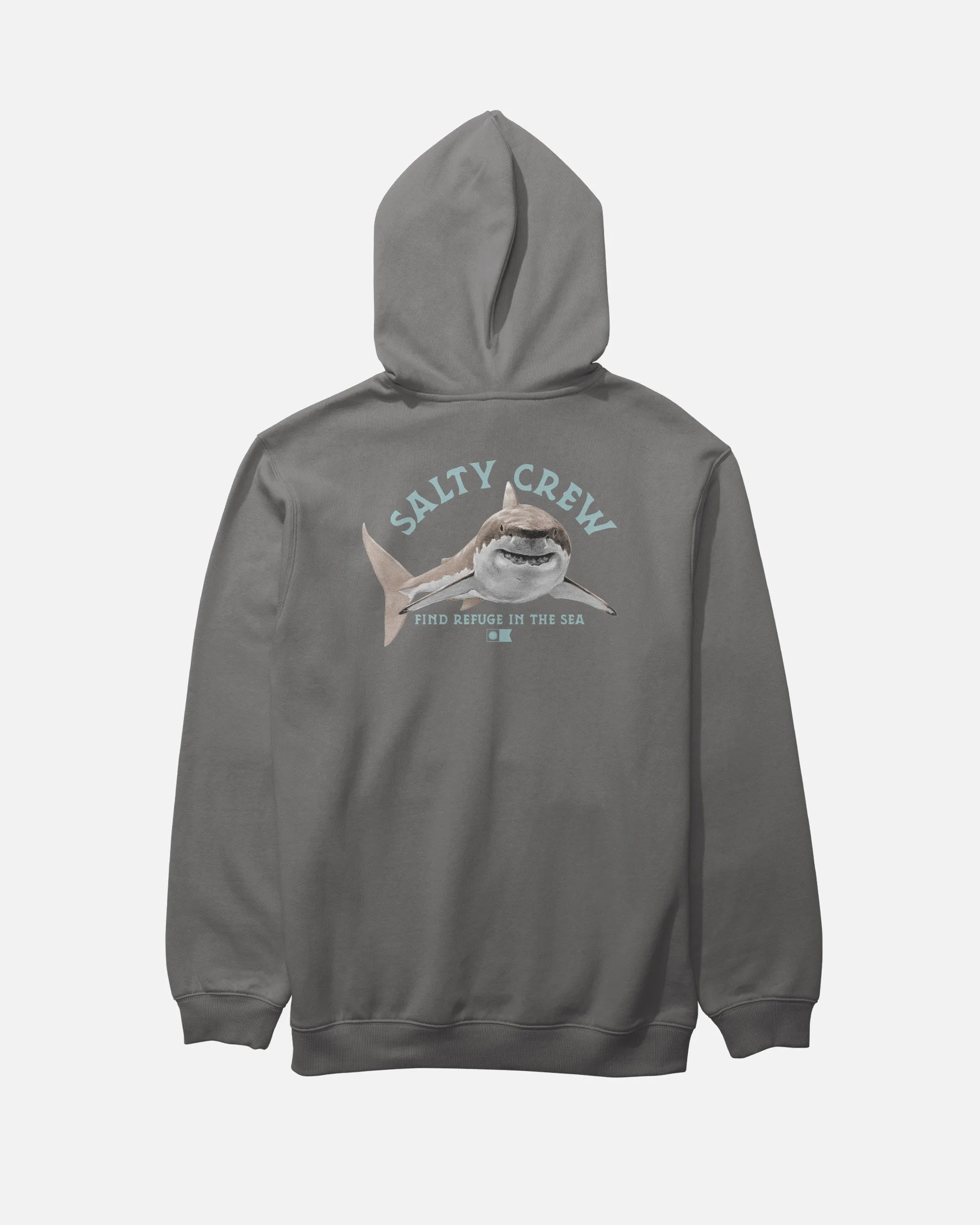 Lurking Fleece Hoodie - Charcoal sold by Salty Crew