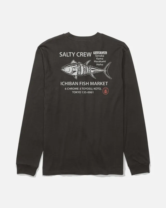 Ichiban Long Sleeve Tee - Black sold by Salty Crew
