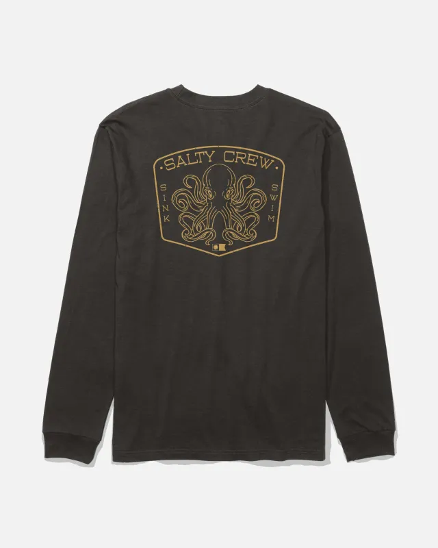 Tako Club Long Sleeve Tee - Black sold by Salty Crew