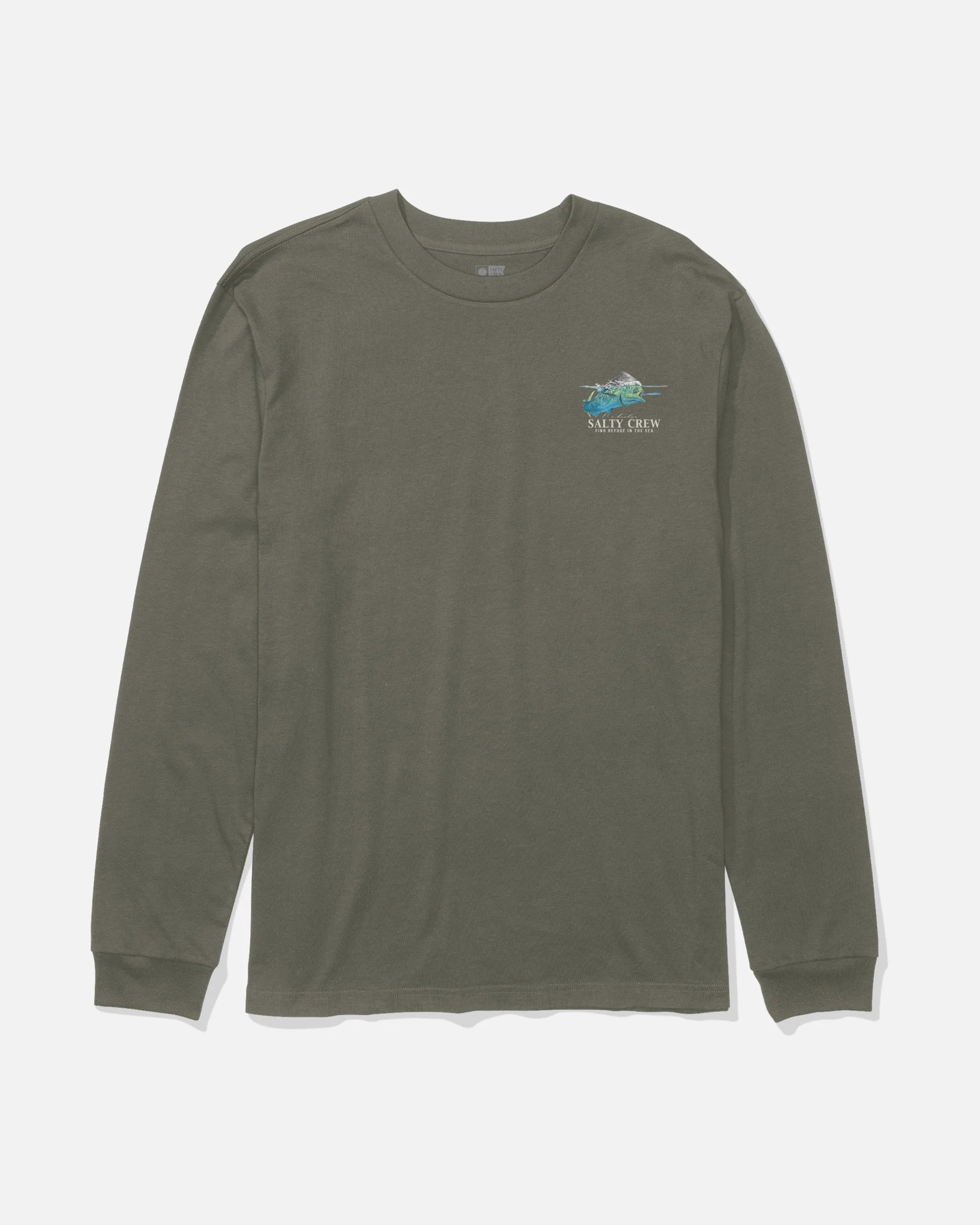 Mahi Surface Long Sleeve Tee - Dusty Olive sold by Salty Crew product image thumbnail 2
