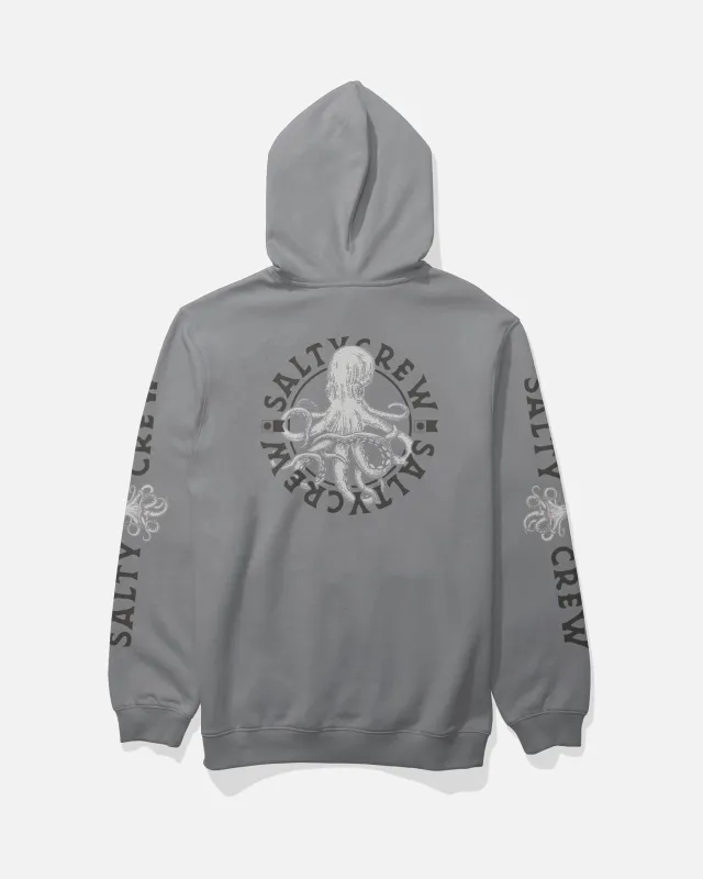 Tentacles Fleece Hoodie - Shark Skin sold by Salty Crew