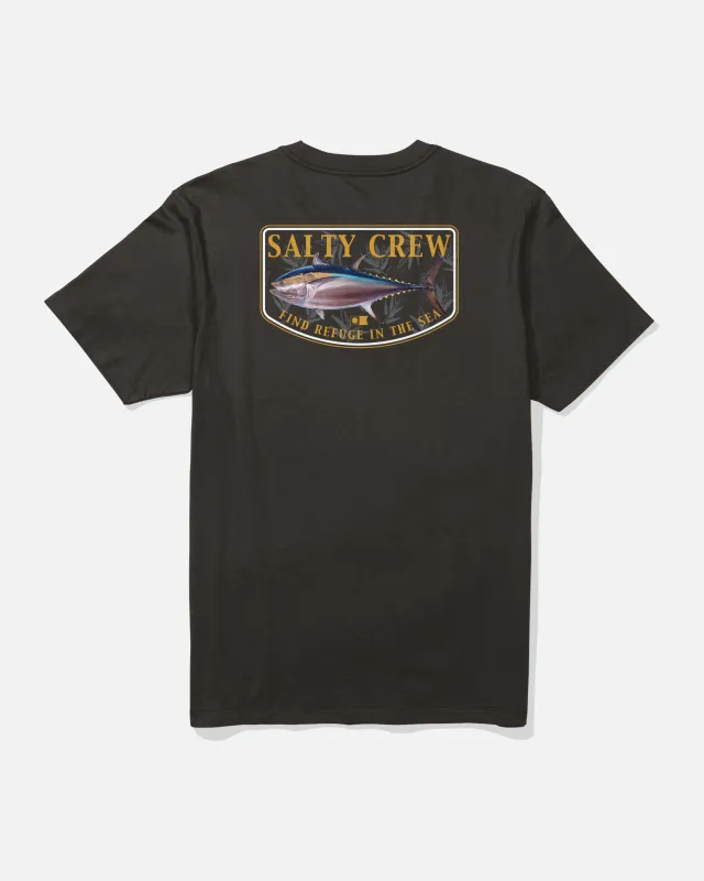 Big Blue Fill Tee - Black made by Salty Crew