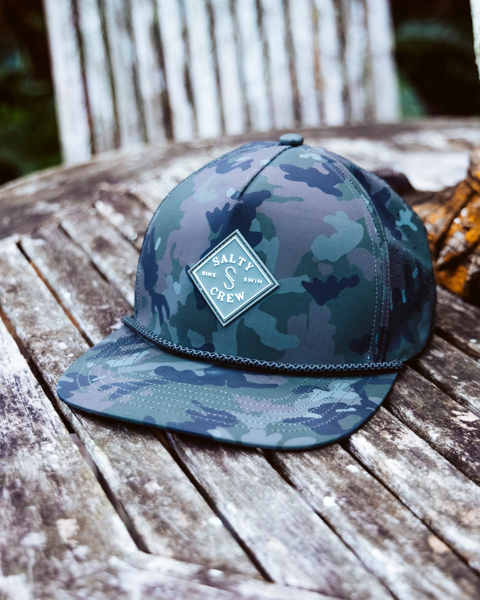 Long Range Tech Snapback - Camo sold by Salty Crew product image thumbnail 3