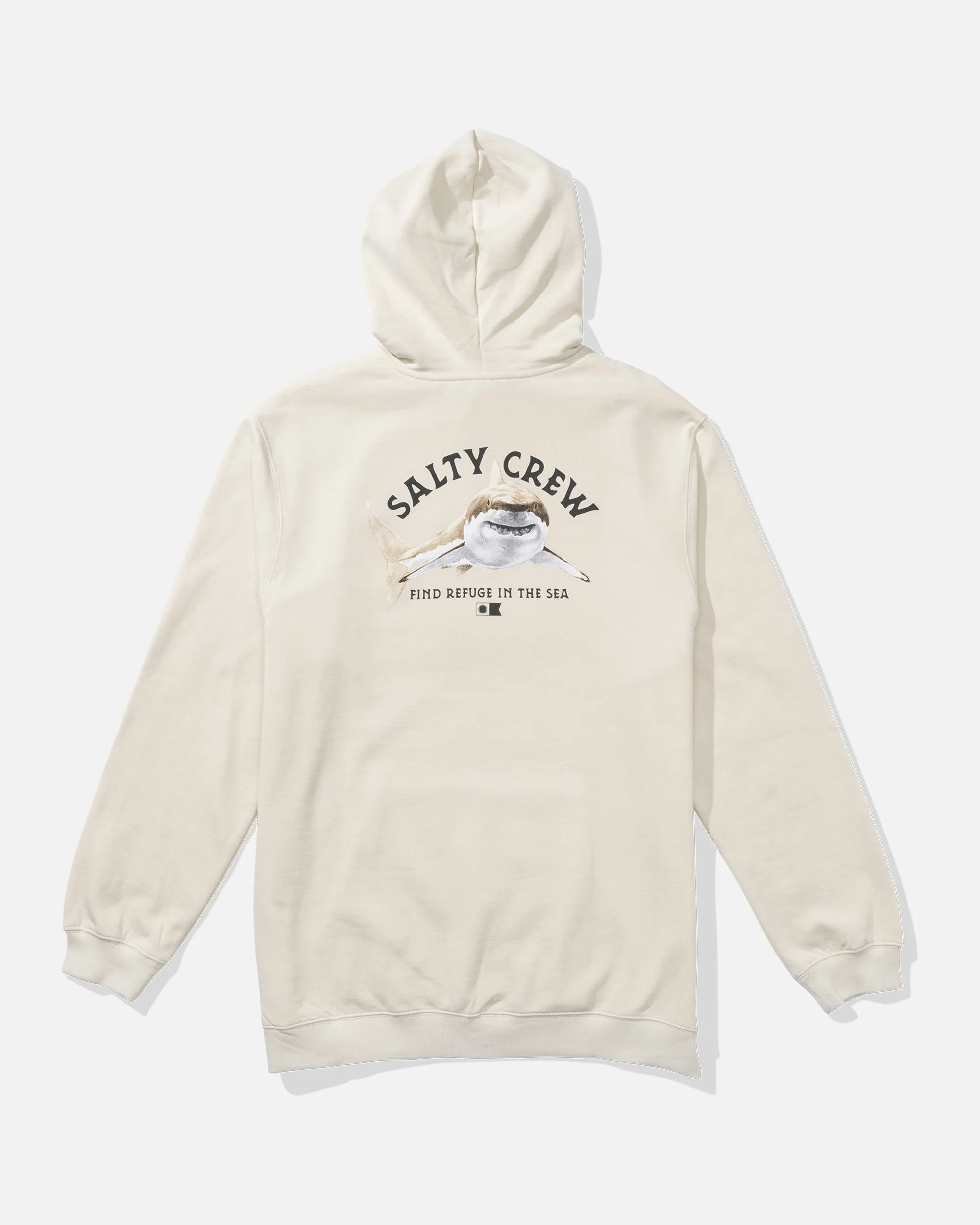 Lurking Fleece Hoodie - Bone sold by Salty Crew