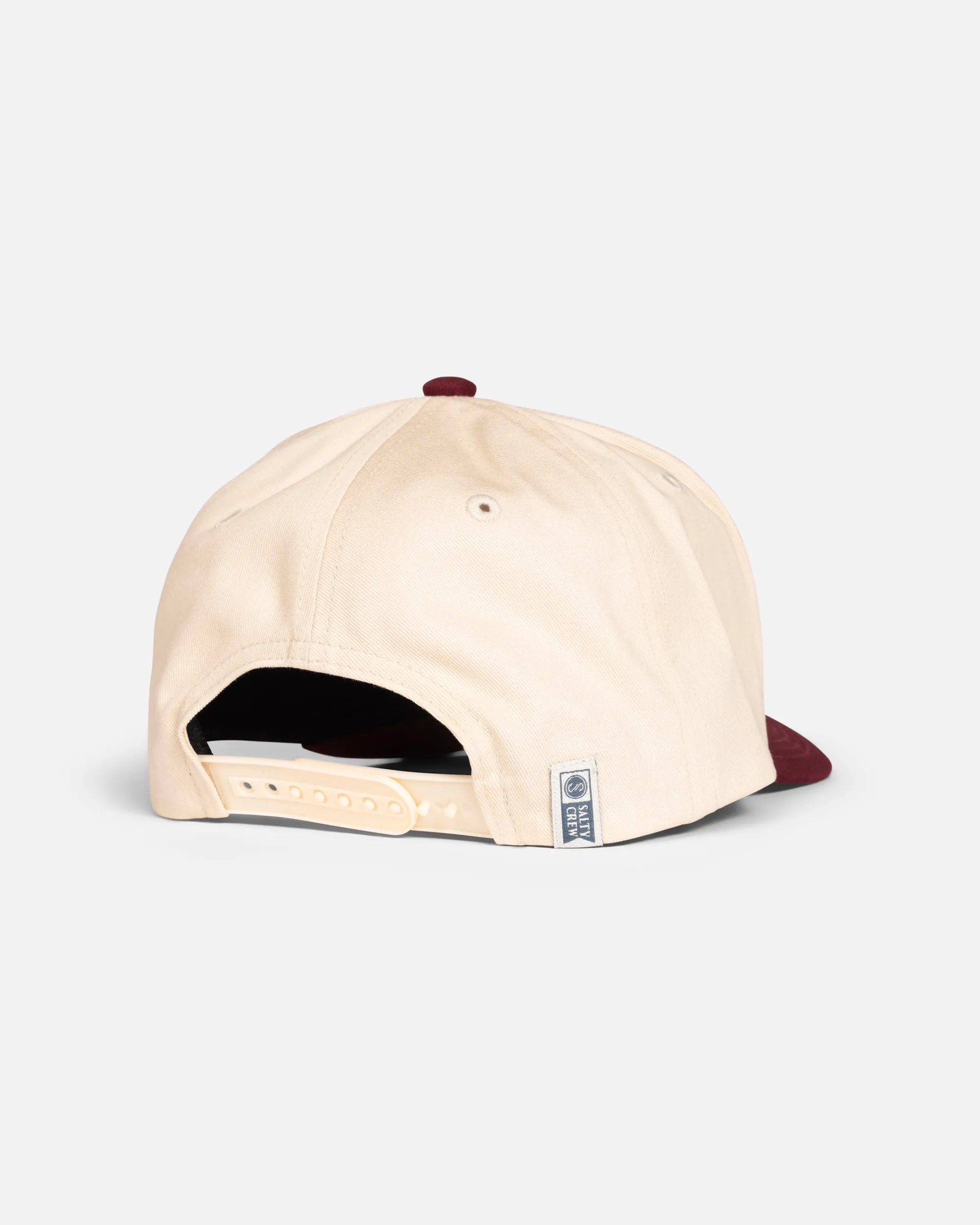 Coordinates Snapback Hat - Off White / Red sold by Salty Crew product image thumbnail 2