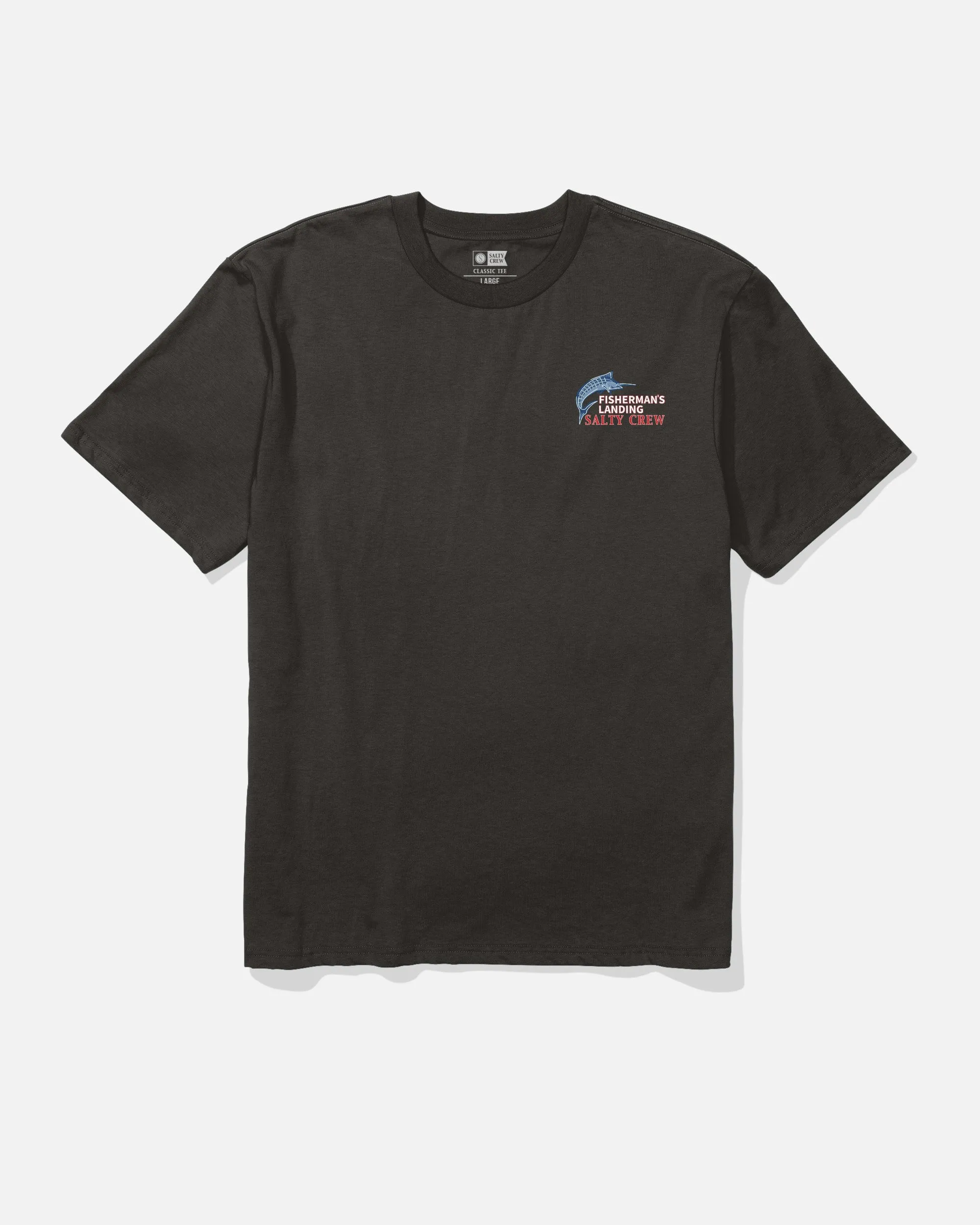 Fishermans Landing Classic Tee - Black sold by Salty Crew product image thumbnail 2