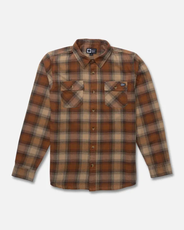 Daybreak Flannel - Friar Brown sold by Salty Crew