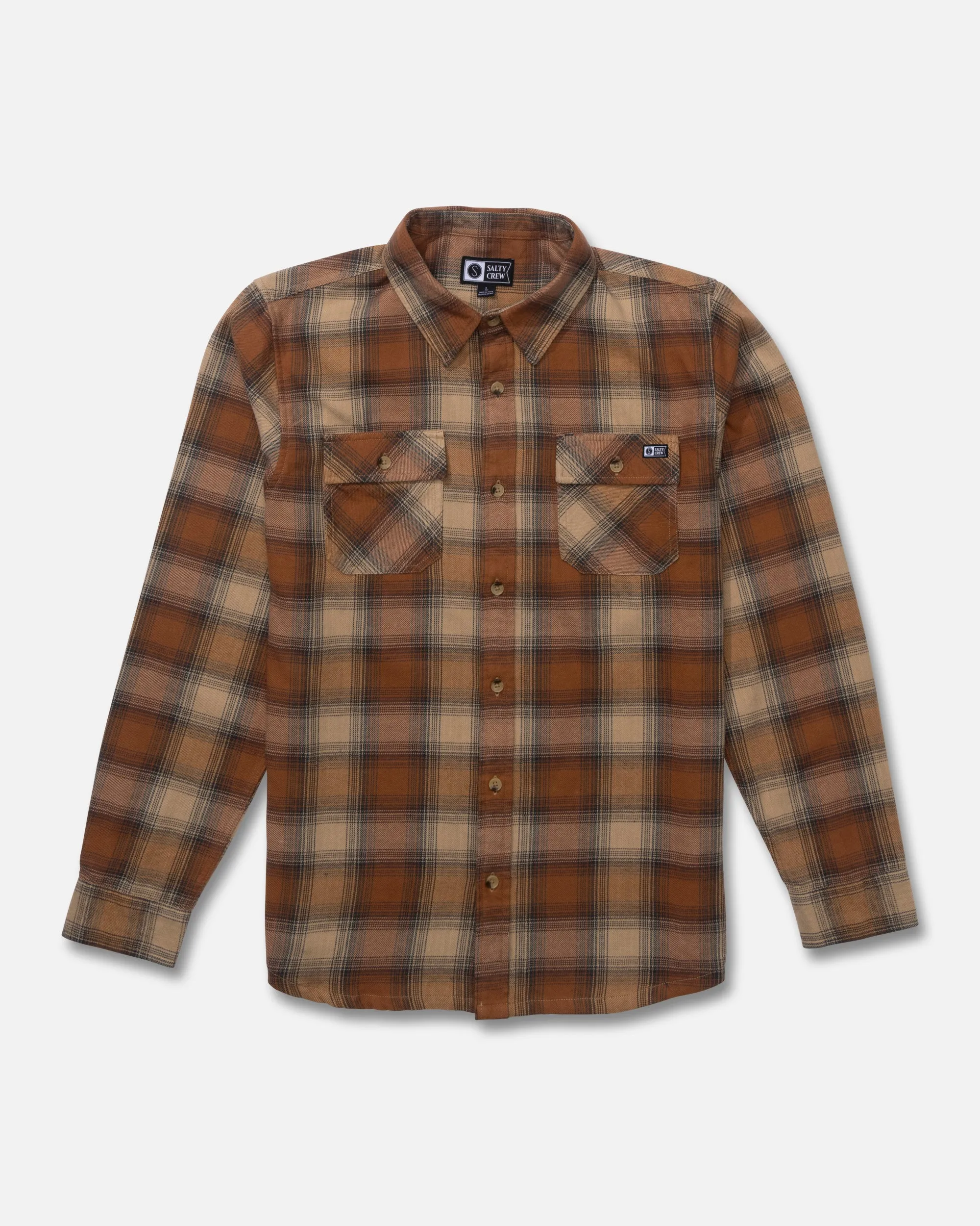 Daybreak Flannel - Friar Brown sold by Salty Crew