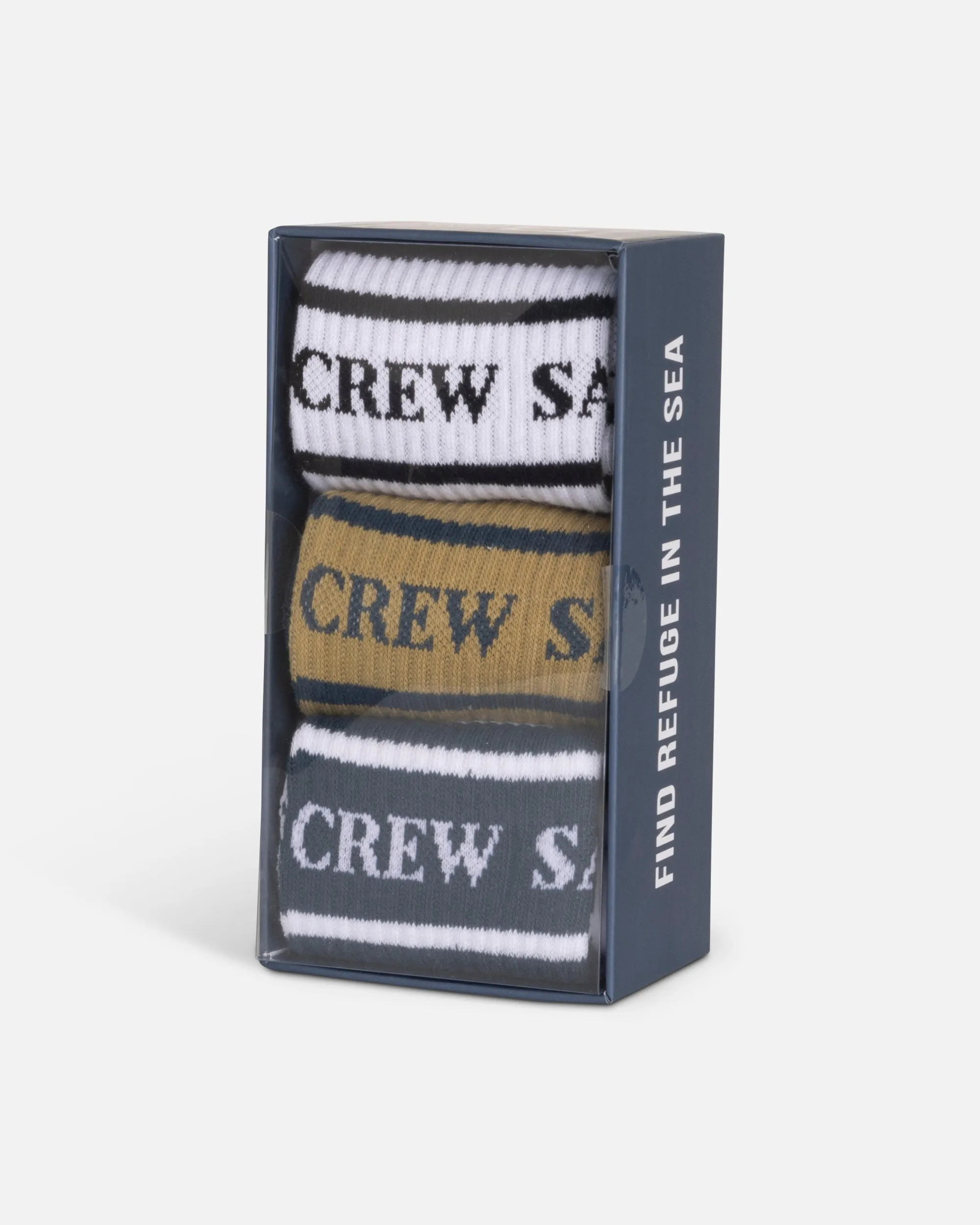 Flagship 3-Pack Sock Box - Assorted sold by Salty Crew product image thumbnail 3