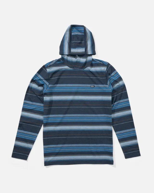 White Cap UV Hoodie - Midnight Navy sold by Salty Crew